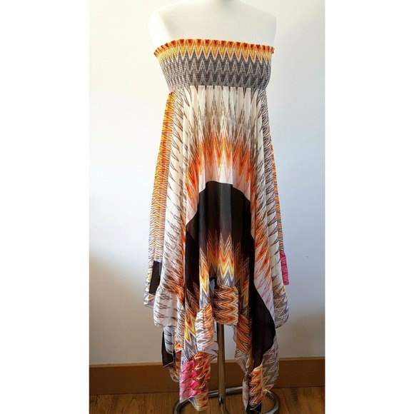 Lapis Dresses & Skirts - 🦋HP🦋 Lapis Boho Handkerchief Hem Skirt/Dress